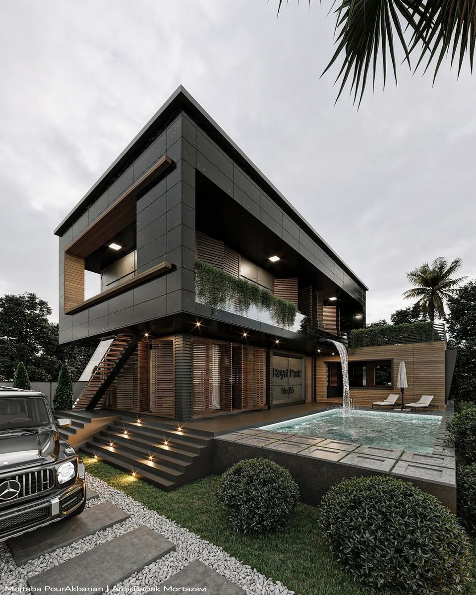 Modern villa.