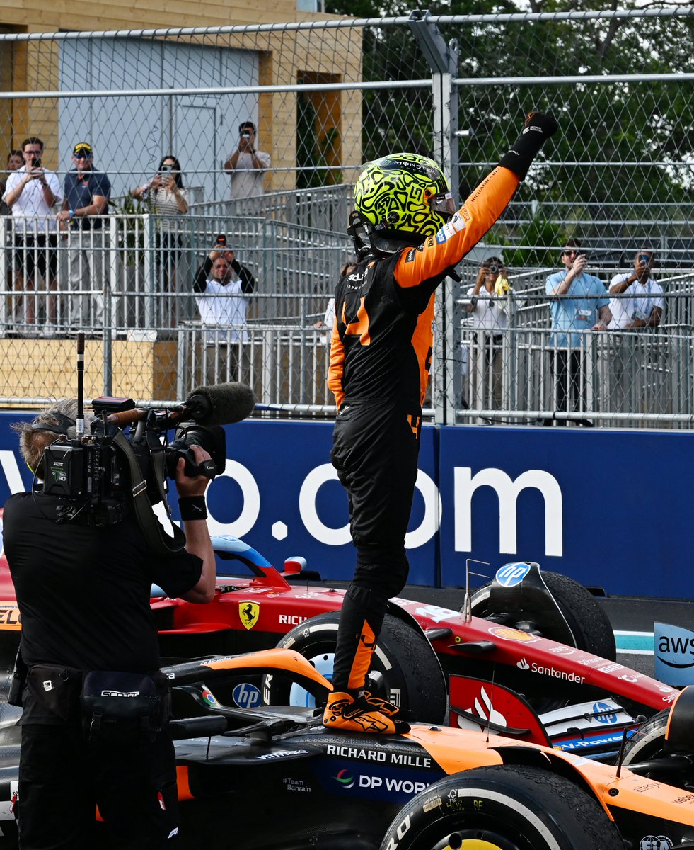 Lando Norris is a Formula 1 Grand Prix winner.

Let it sink in.

#F1 #MiamiGP