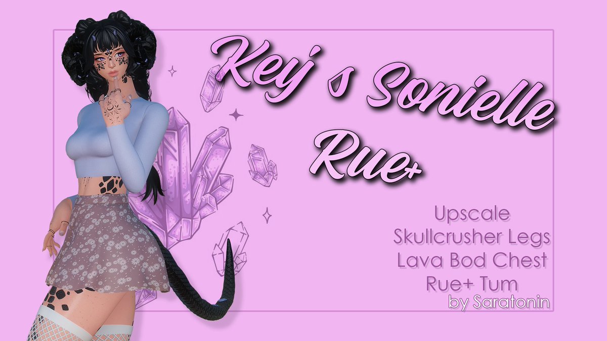 _sinastry's tweet photo. https://t.co/vfXzj9DbPu
My very first public upscale is up! Key's Sonielle to Rue+/Lavabod hybrid!
Enjoy! <3
#simplesaratonin #gposers #keyworks #clinicmods https://t.co/5lnikLKZbW