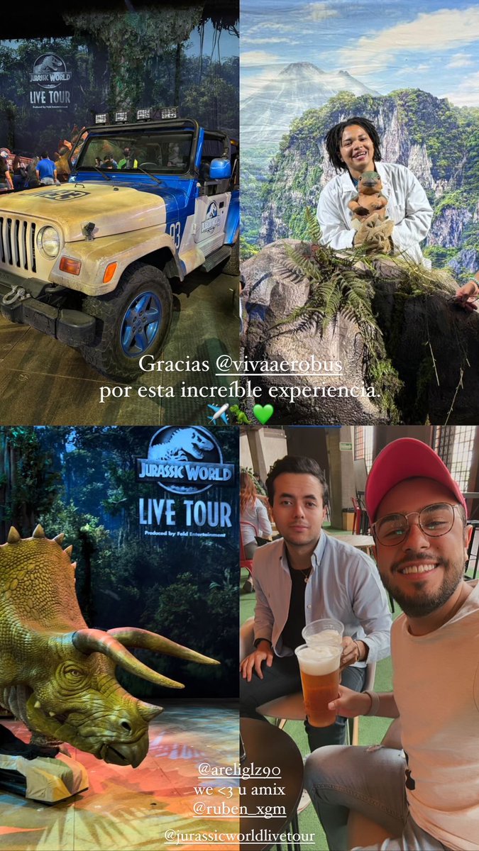 #JurassicWorldLiveTour 

Gracias @VivaAerobus 💚🦖✈️
Increíble experiencia.