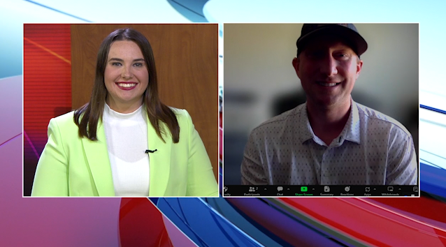 NathalieABC17's tweet image. I talked Tiger baseball with a guy that knows it AND head coach Kerrick Jackson well tonight! 
#Mizzou baseball alum and SEC analyst Dylan Kelly (@DKelly_14) is in the house for Sunday Sit-down! Don't miss our conversation tonight! 

📺: 9:30 Fox 22 
📺: 10:30 ABC 17