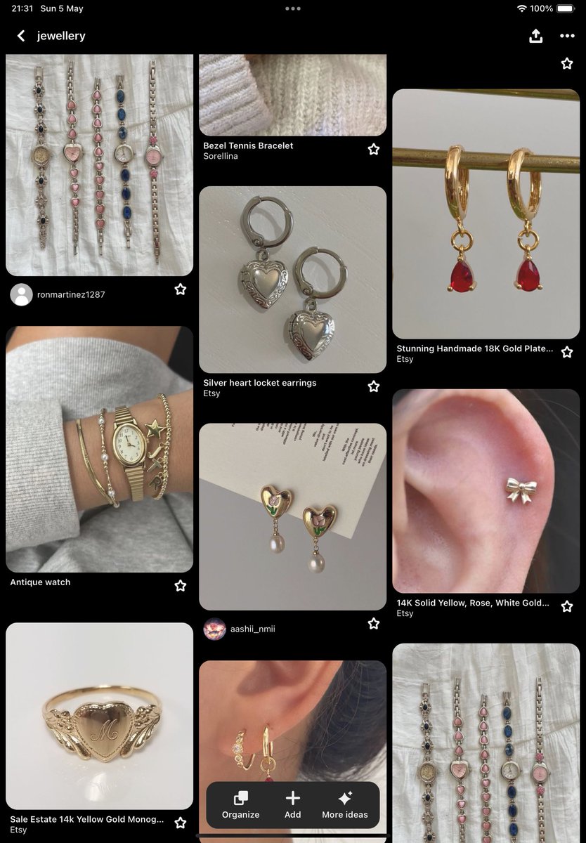 if you’re into this aesthetic of jewellery, you’re in luck🎀🪞🩰minimal and dainty, a mix of silver and gold im so in love🥰❤️

pinterest always got my back for pretty jewellery inspo📌🤝🏻

- a thread of affordable accessories of this aesthetic