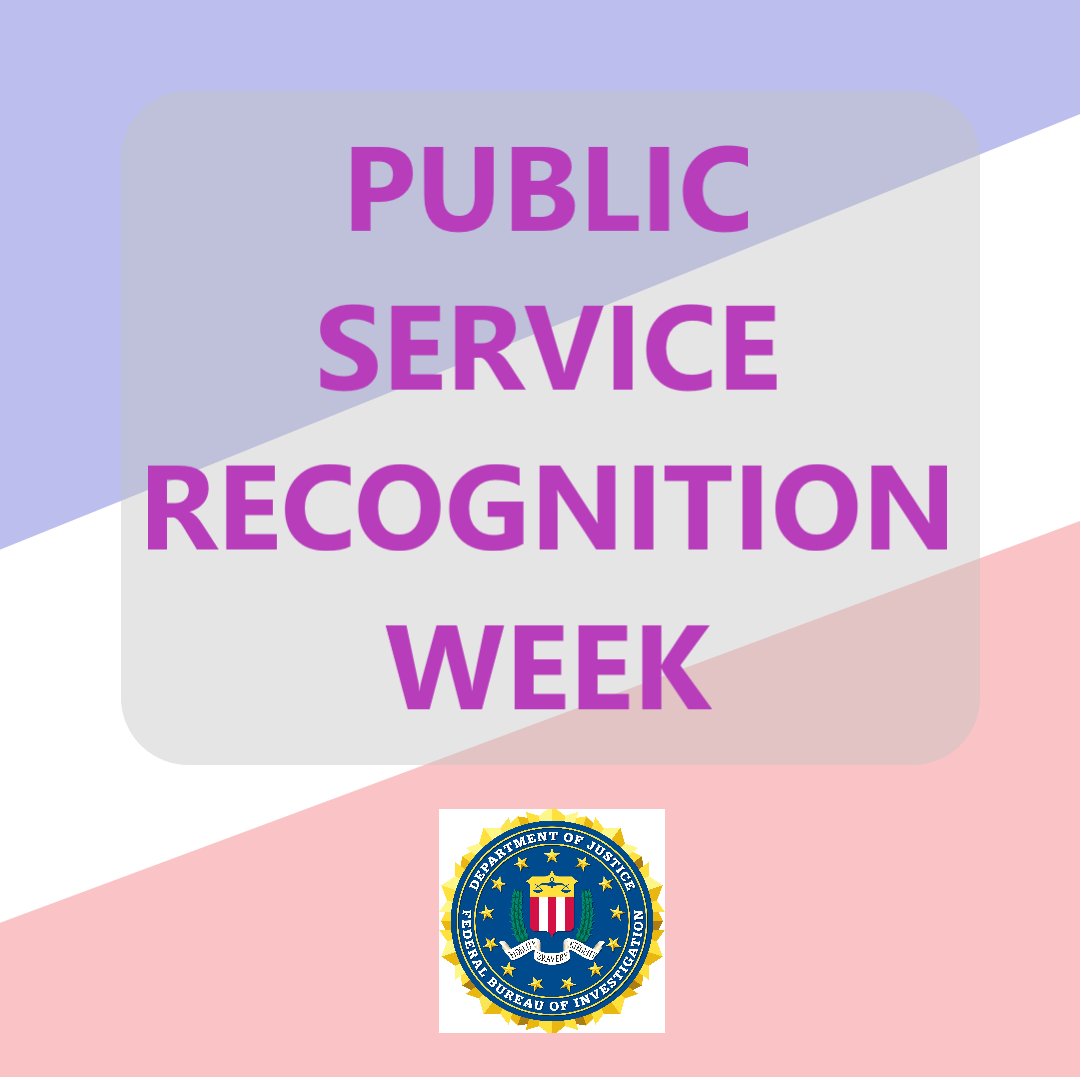 In observance of Public Service Recognition Week, #FBI Pittsburgh honors all of our employees who work hard each day to make our community a better place. We express our deepest gratitude for the incredible contributions you make every day. Thank you! #Gratitude