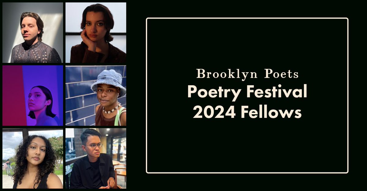 Congrats to the winners of an inaugural Brooklyn Poets Poetry Festival Fellowship! Congrats as well to the finalists. mailchi.mp/brooklynpoets/…