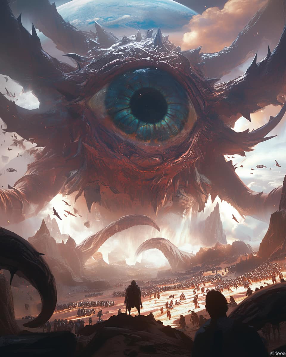 👁️'Beauty in the Eye of the Beholder...' Well, what do you say about this one?🎨Astral Infernum Productions👁️#Lovecraftian #DungeonsAndDragons #Monster #Mythos #HorrorArt #Horror