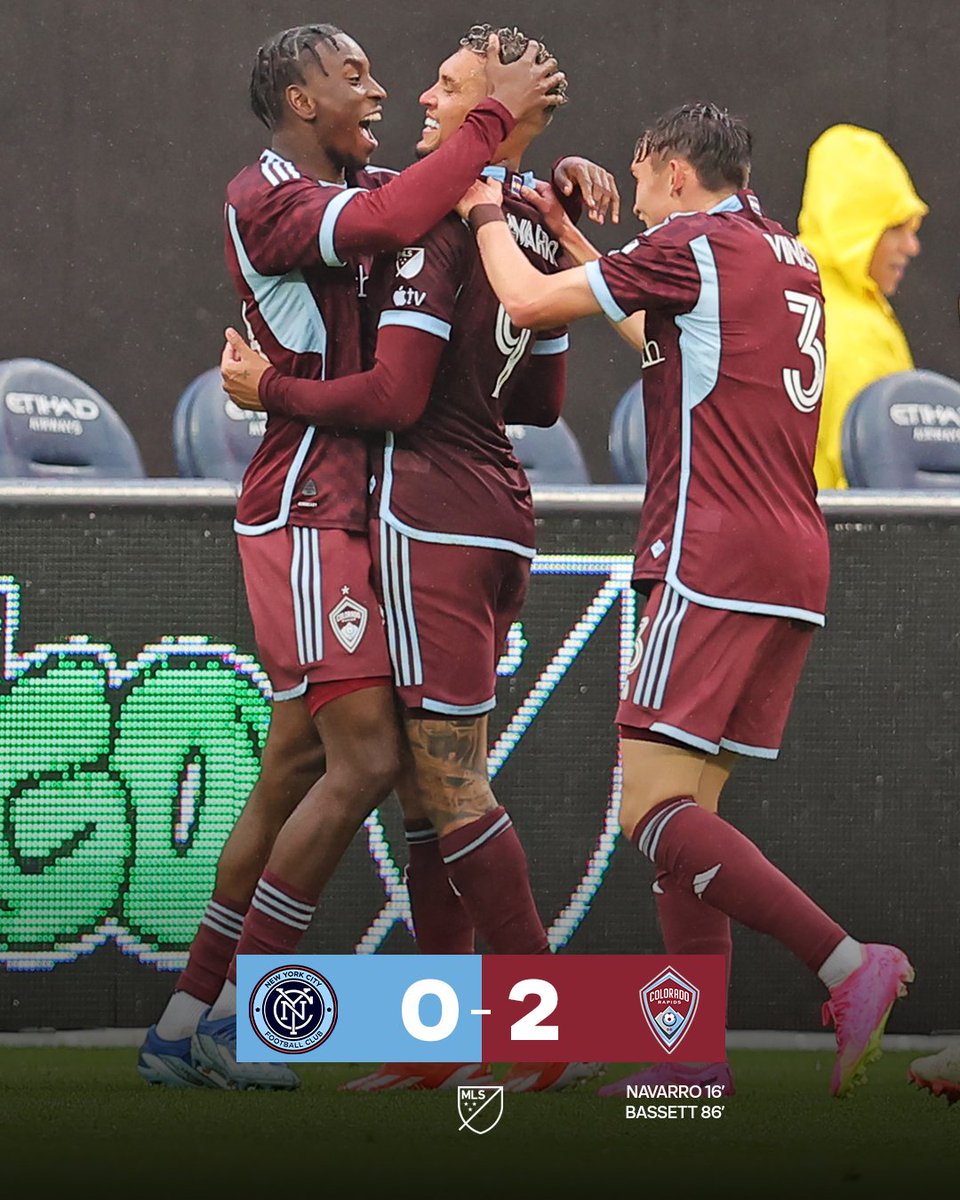 The @ColoradoRapids put an end to @newyorkcityfc's 5-game unbeaten run.