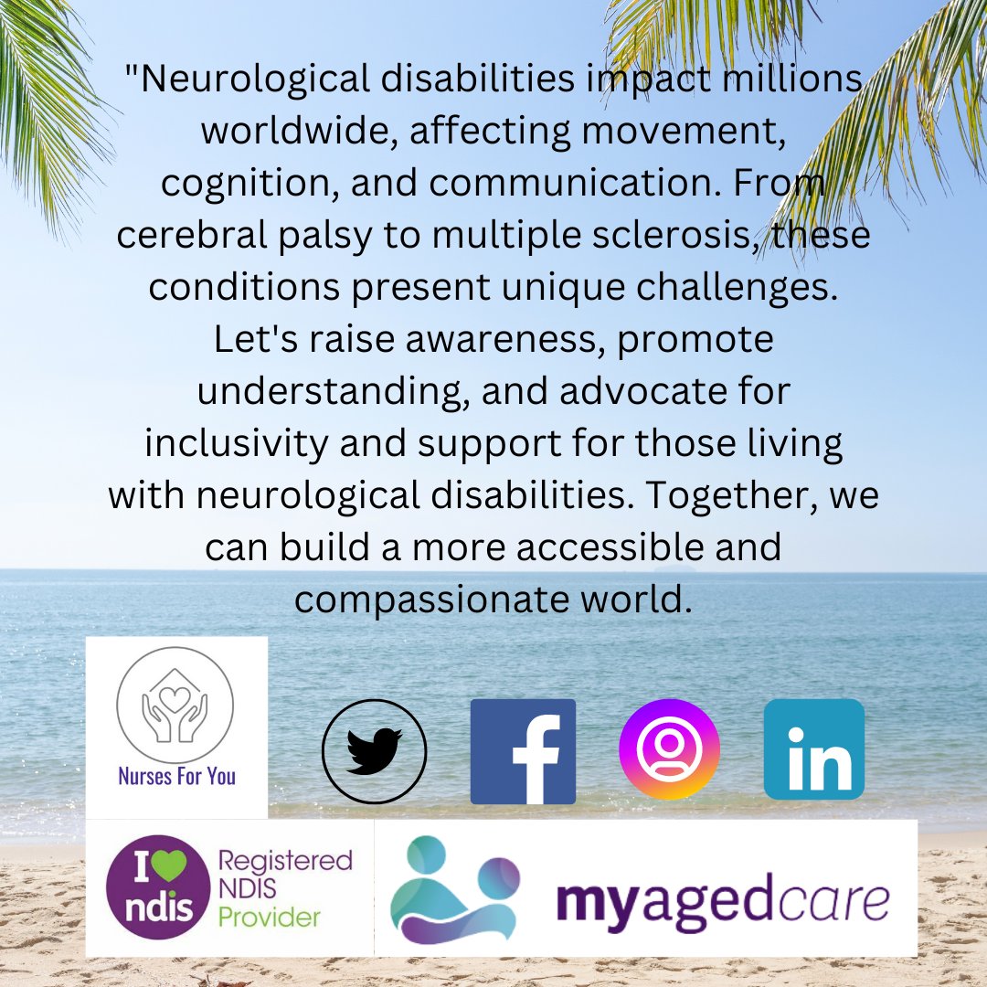 #NeuroAwareness #Inclusion #Support #DisabilityAwareness #Equality #InclusionMatters
#ChoiceandControl #HCP #SelfManaged #AgedCare #AgedCareProvider #Nursesforyou #CentralCoast