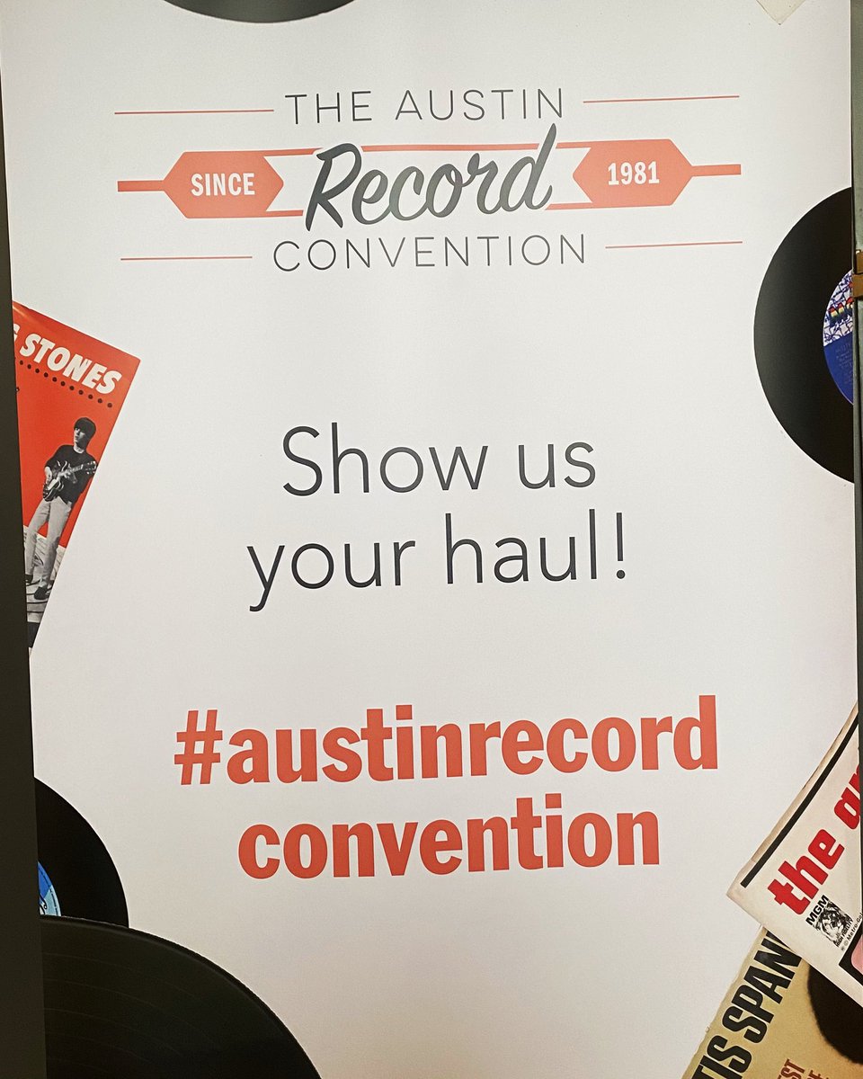austinrecords's tweet image. We love to see the treasures you found! Show us your haul and tag us online #showusyourhaul #austinrecordconvention #SpringShow2024