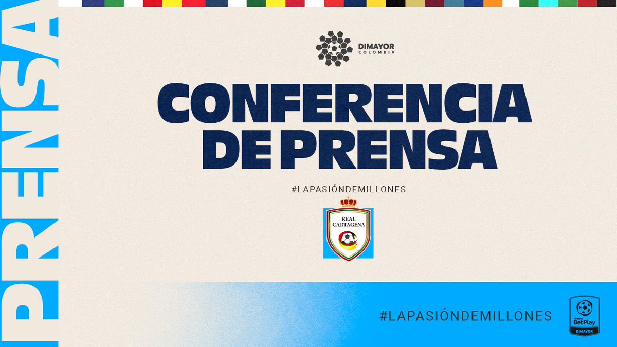 Sigue la conferencia de prensa de @RealCartagena 🎙️⚽️👉 youtube.com/watch?v=EEVHXh…