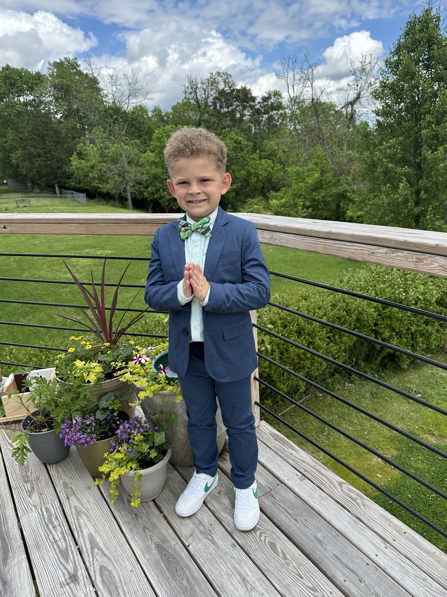 DustinHinson's tweet photo. First Communion….I am super proud of this awesome kid! https://t.co/SJZpfBIeRw