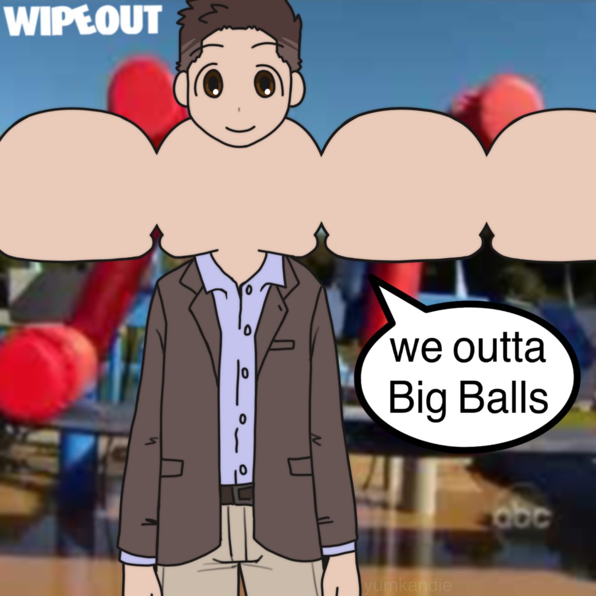we outta Big Balls Wipeout (TV Series 2008-2014)