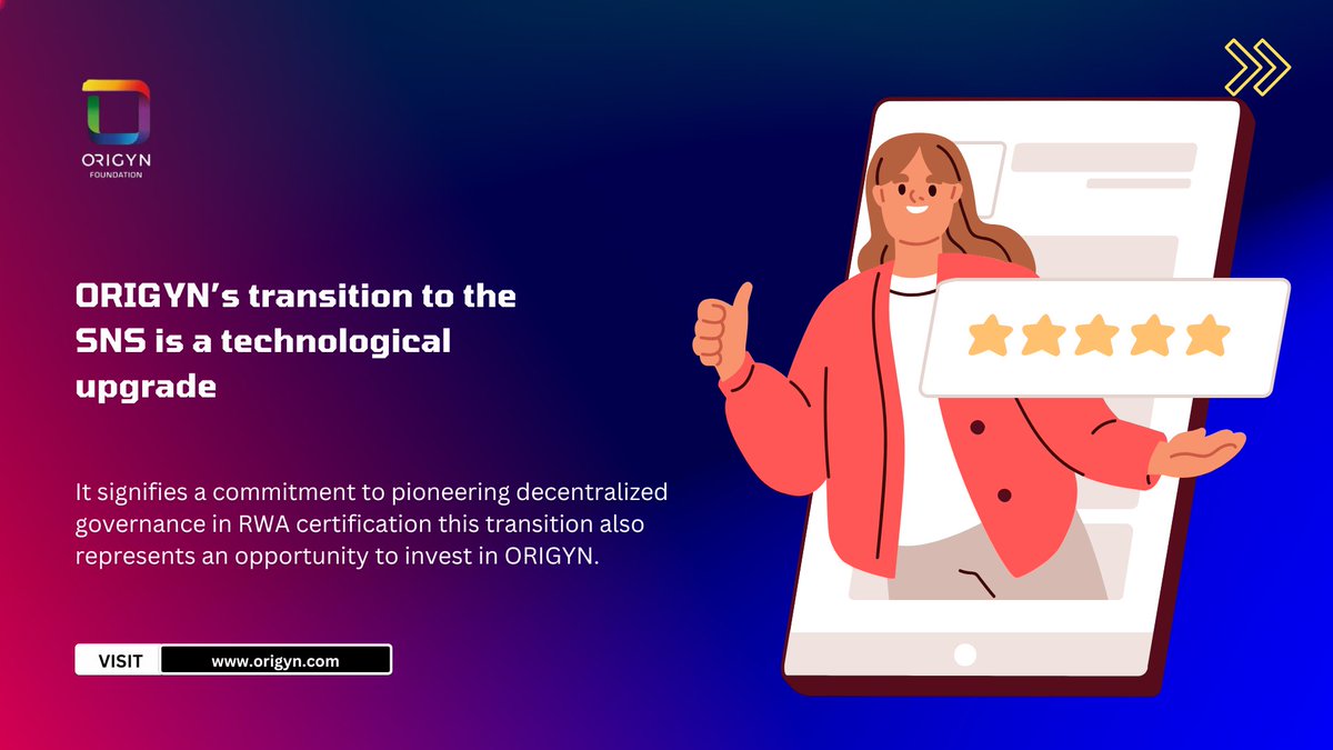 Transitioning to the SNS will unlock for @ORIGYNTech a wave of innovation from the DFINITY Foundation, streamlining operations for ORIGYN and its stakeholders. #ICP $OGY #RWA