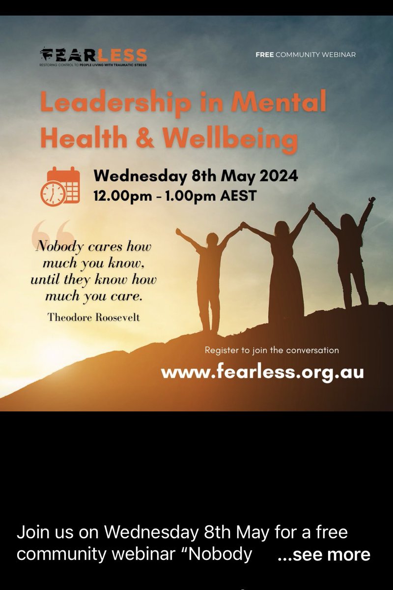 To foster growth, collaboration, and engagement, organisations must break free from numbness and embrace honest dialogue. Only then can we truly combat stigma and raise awareness that mental health matters.Register for free. Leadership in mental health.

👉lnkd.in/daXaX65Z