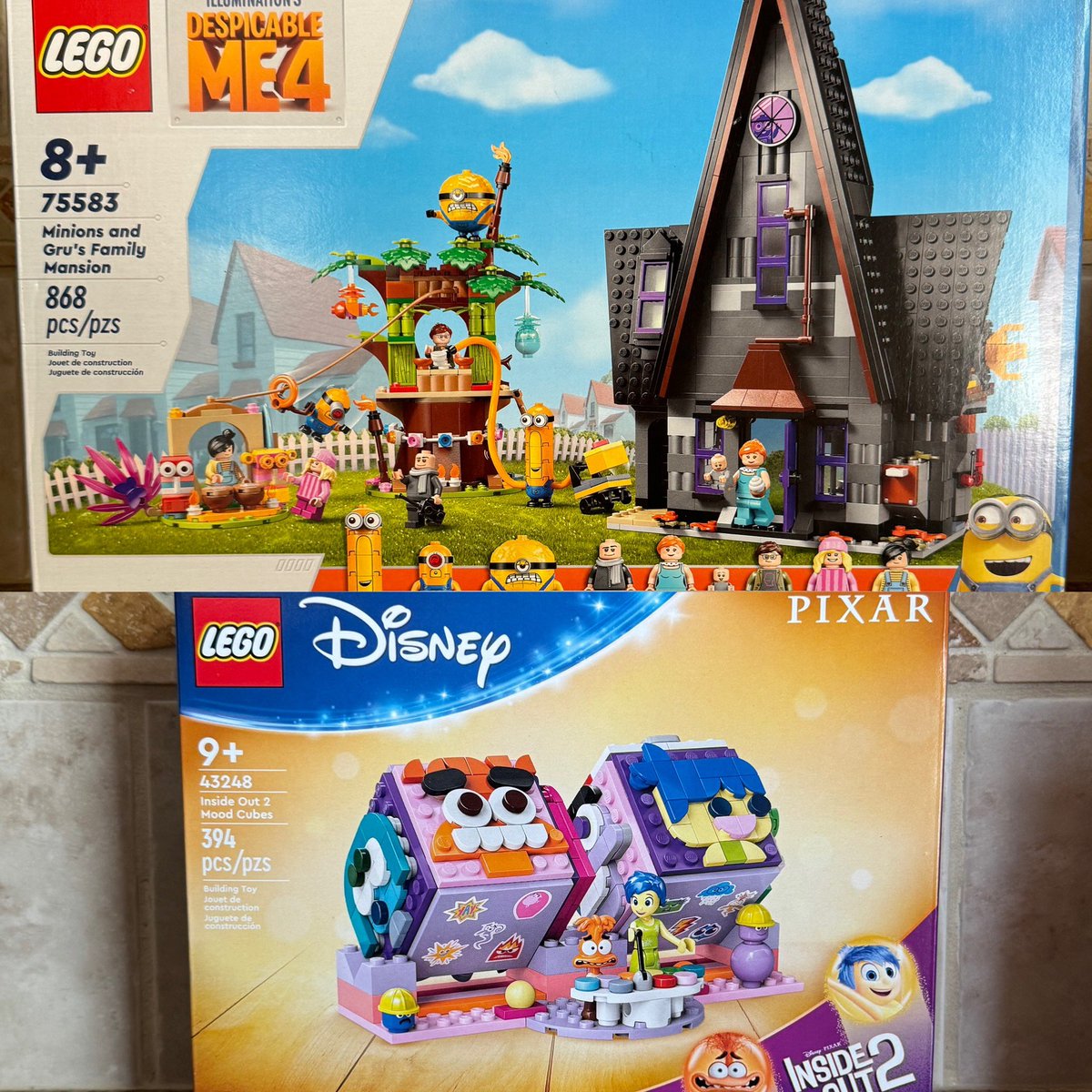 📭📦 Got my Lego Despicable Me & Inside Out sets! . #Lego #LegoCollector #Disney #Pixar #DespicableMe #InsideOut #DisTrackers #Collectibles #Collector