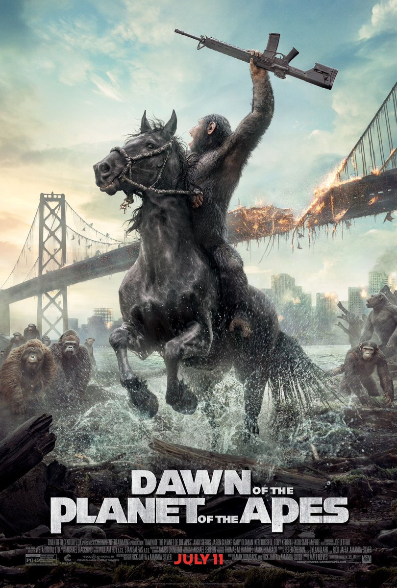 #NowWatching Dawn of the Planet of the Apes