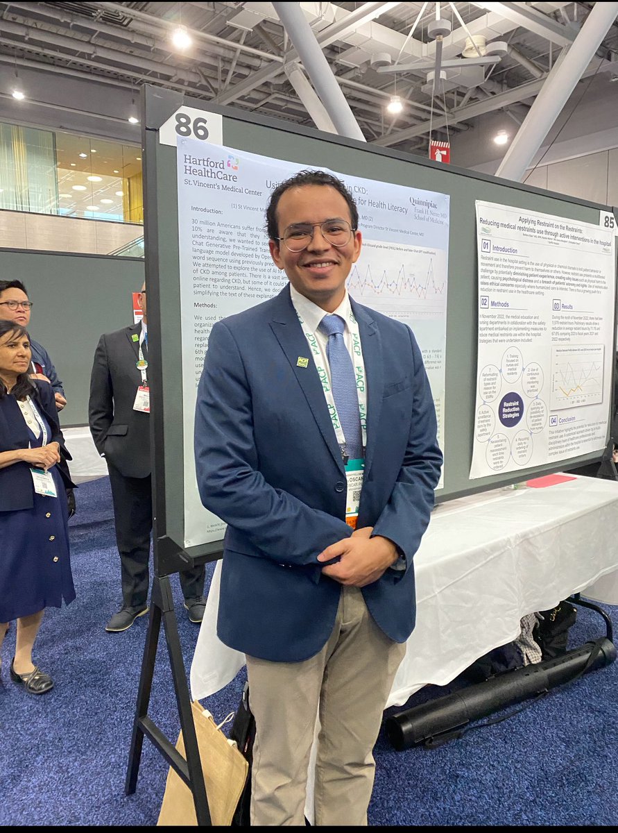 oscaryasser's tweet photo. I am happy to announce that my poster won under Research Category Resident/Fellow at the National @ACPIMPhysicians Meeting in Boston, MA, 2024. @ConnecticutACP @StVincentsMC https://t.co/PQusgK3JgU