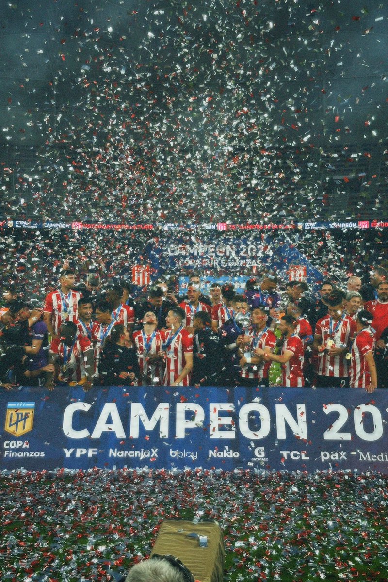 Estudiantes campeón del fútbol argentino. 🦁⚽️🏆