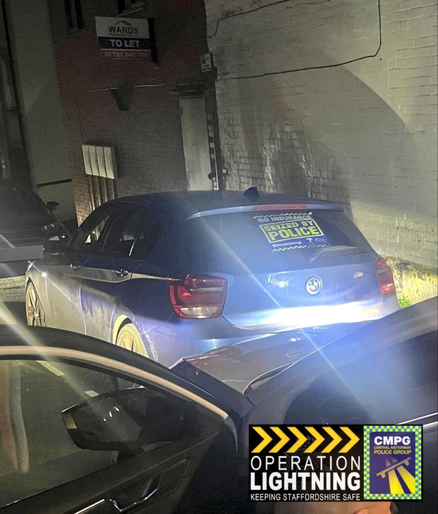 We saw this 🚗 driving in #Stone @NPTStafford believed to be delivering food. Unfortunately the driver has a revoked driving licence ❗️ This also means they do not have insurance 🤦‍♂️ 🚗 #seized & driver reported. @DriveInsured #OpLightning C-Unit Doxey