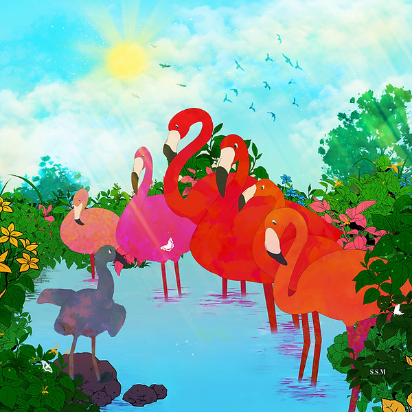 Show your kids the wonder of nature with this flamingo sunsets book.   amazon.com/Flamingos-Who-……………  #sunshine #sunsets #birds #BookToMovie #animation #feelgood #booksforparents #booksforchildren #animated #movie #characters