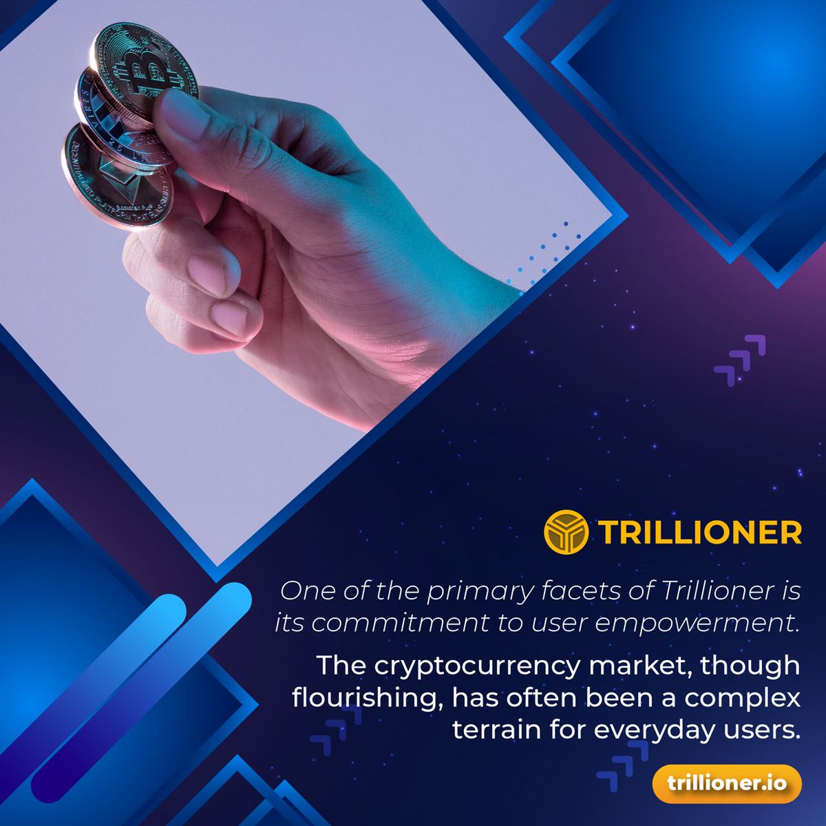 One of the primary facets of Trillioner is its commitment to user empowerment.

#TLC #Trillioner #cryptocurrency #cryptonews #cryptotrading #Blockchain #metaverse #blockchainnews #BlockchainInnovation