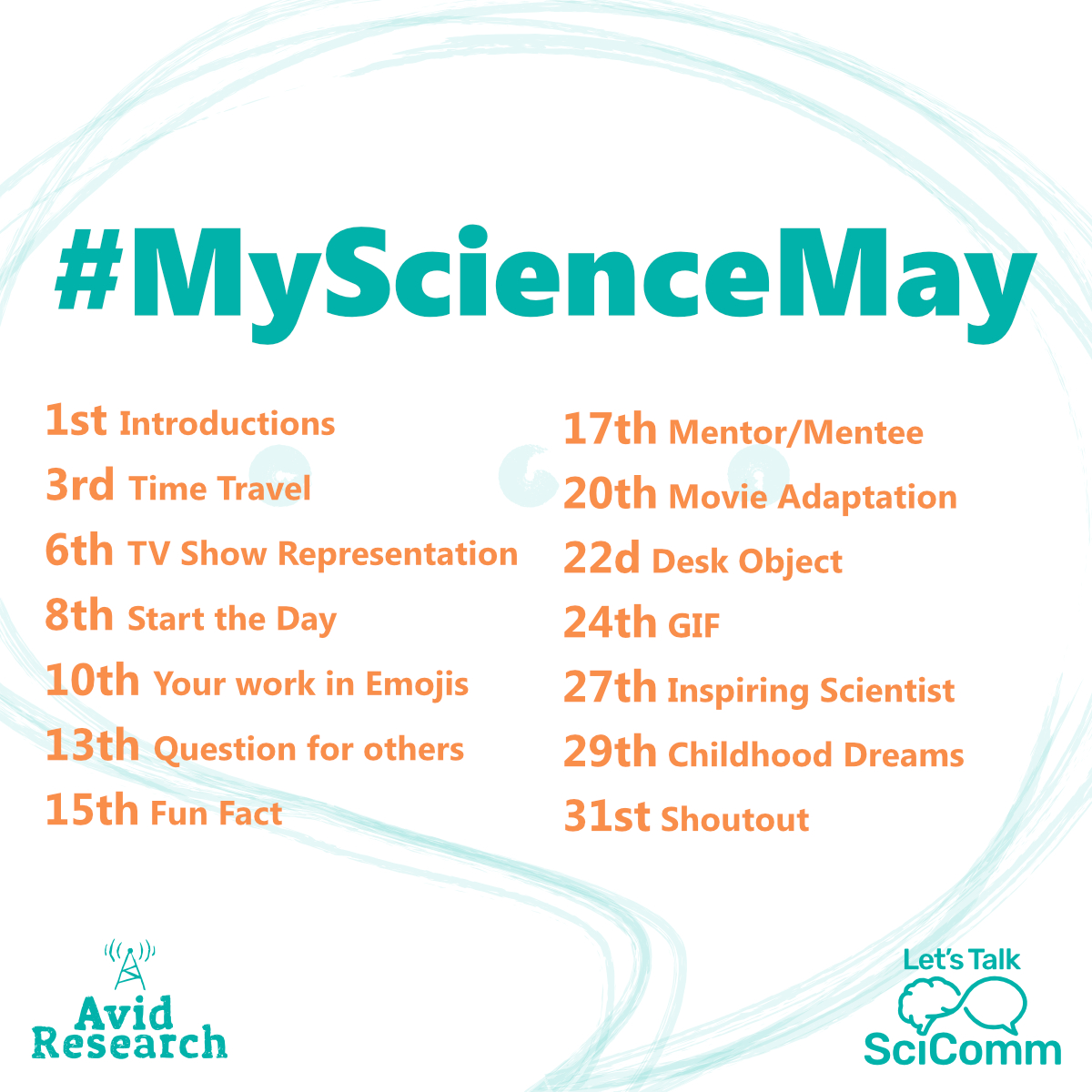 Happy Monday in #MyScienceMay and today we're going a bit lighthearted! What TV show best (or worst) represents your work? Mythbusting very welcome here! And don't worry if you haven't responded to all the posts, just share what you can when you can!
#SciComm @letstalkscicomm