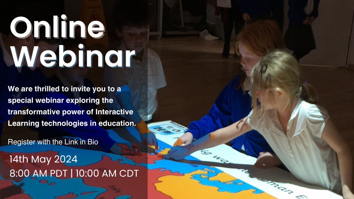 🚀 Join us on May 14th at 10:00 AM CDT for an exciting journey into the world of interactive technologies in #Ed and #SpecialEd! 📚✨ Don't miss out on this webinar where we'll explore innovative ways to engage learners and enhance the learning experience. us02web.zoom.us/webinar/regist…