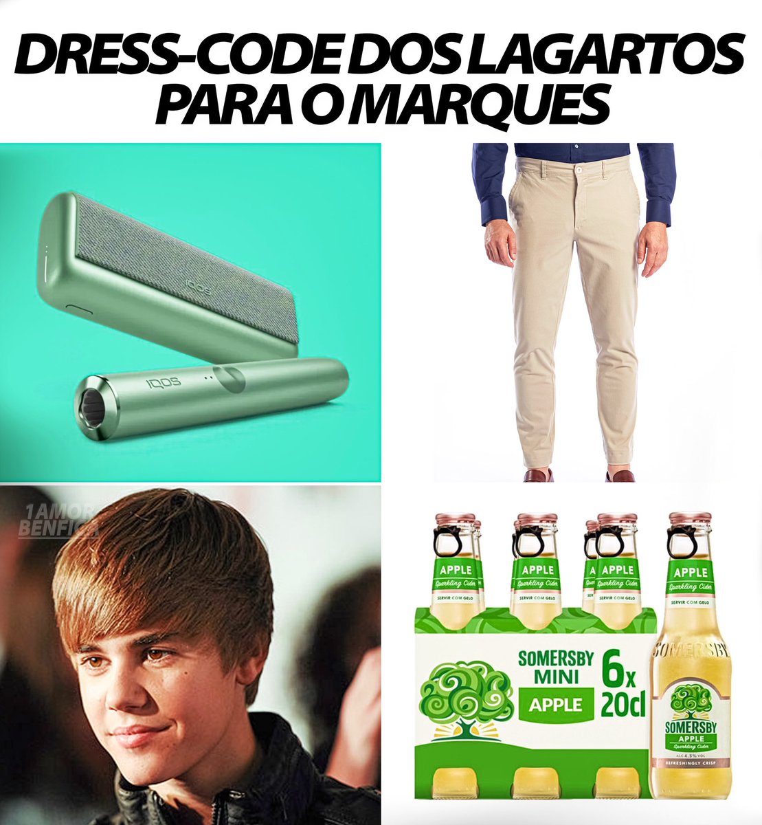 Faz parte da farda deles, Salvadores Marias FC ! 🦎😂