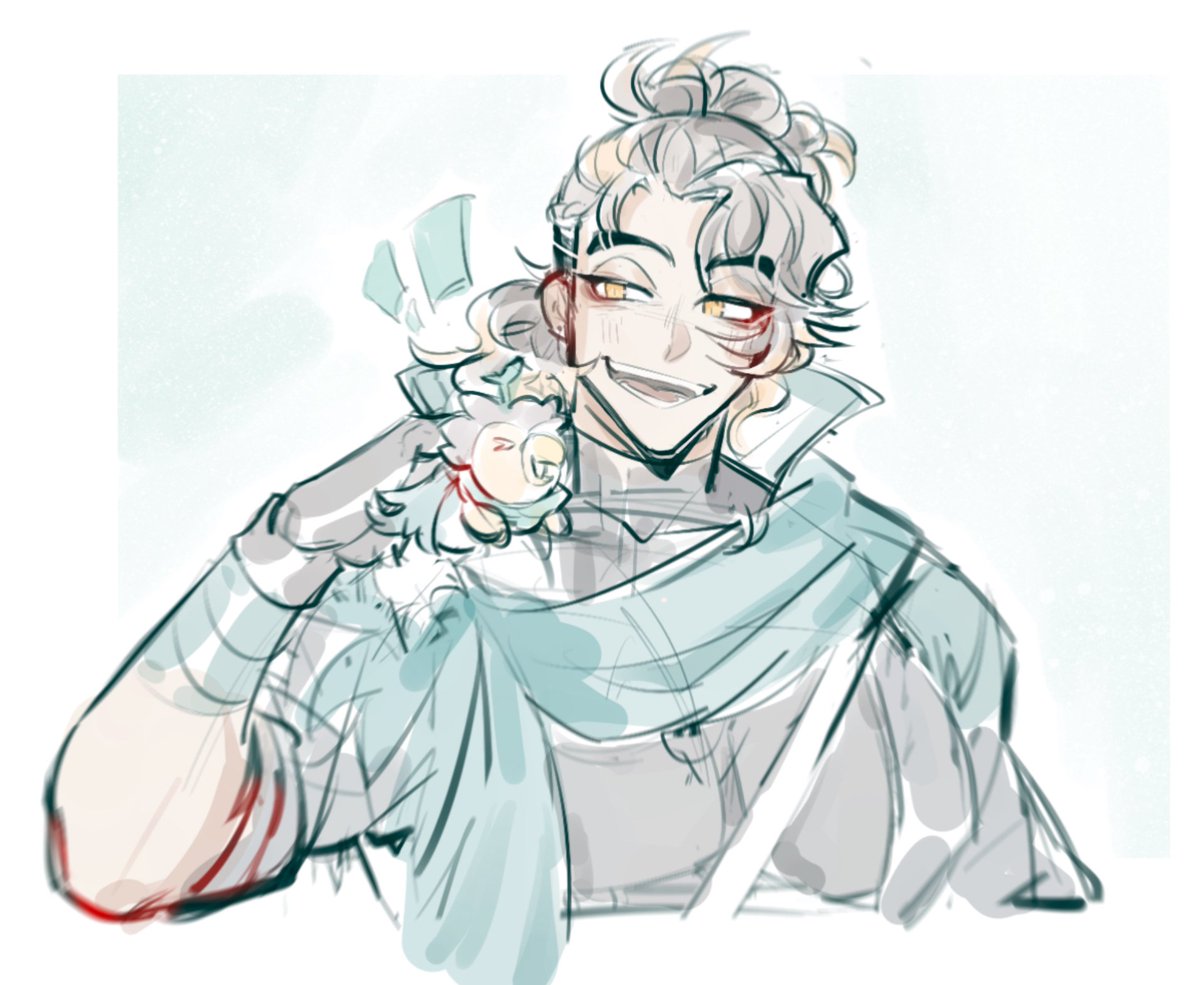 punkuuo's tweet image. I just think he's neat 🦅 #GBShowcase #GBArt