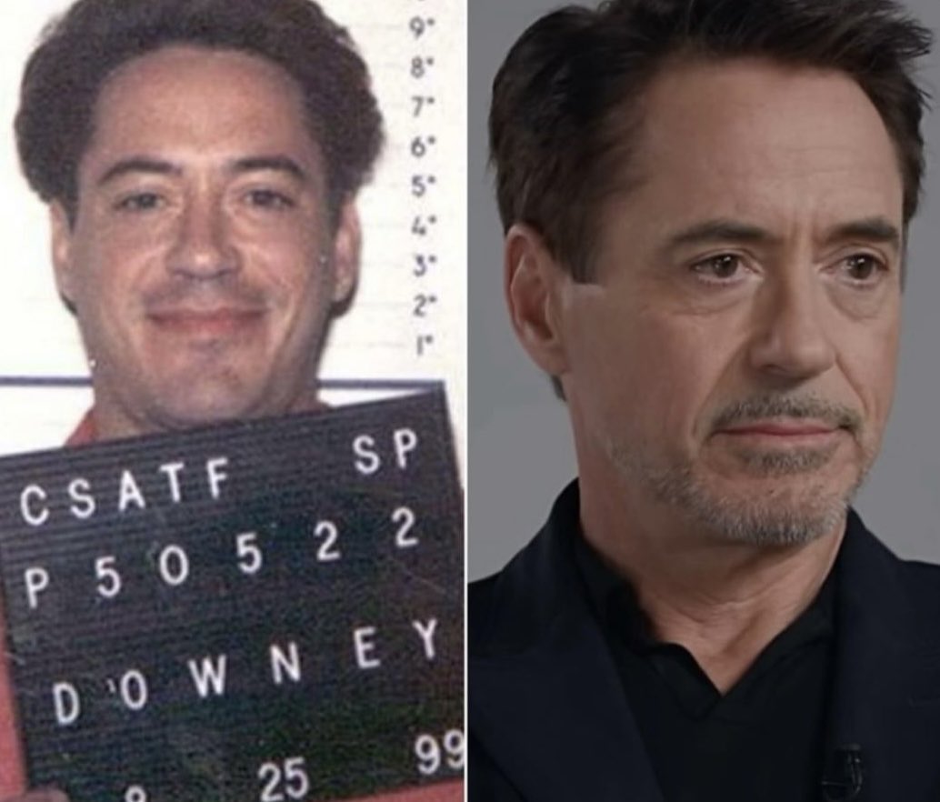 Robert Downey Jr. started using drugs at age 6 when his father gave him pot. By age 8, he admits he was a drug addict. From 1995-2001, he cycled through arrests, rehab & prison. Sober since 2003, he became the highest paid actor in 2013-2015 and the 2nd highest grossing box…