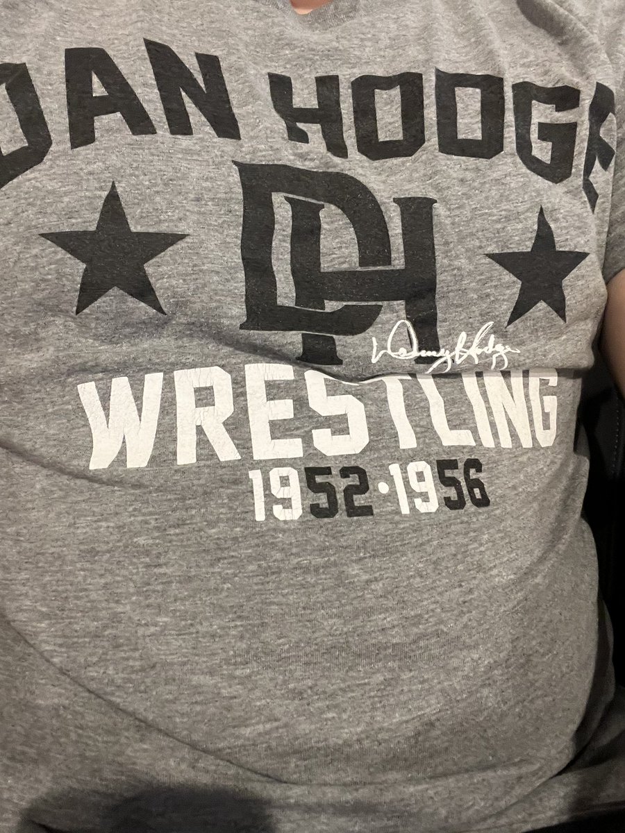 Back-to-back Danny Hodge for #WrestlingShirtADayinMay. Support the Hodge Foundation here. danhodgefoundation.com