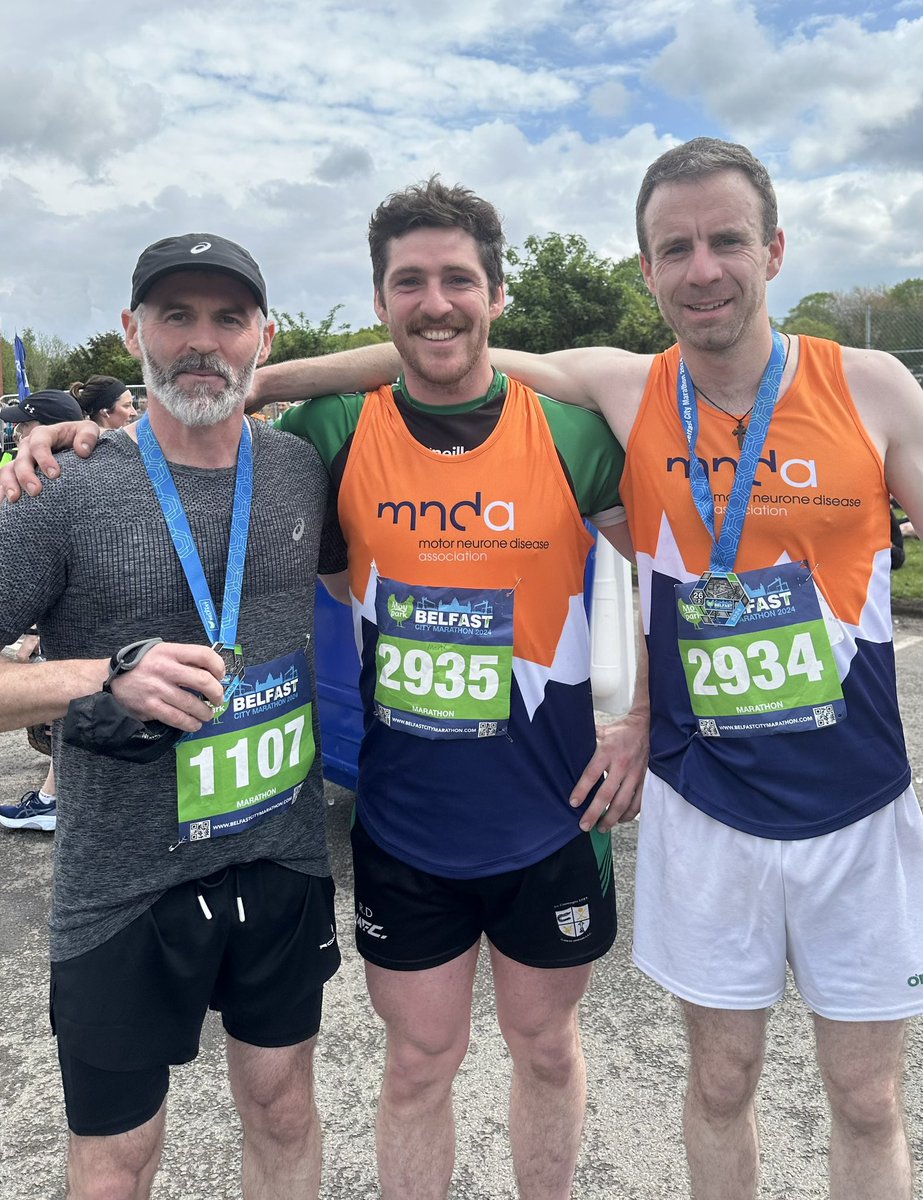Phil Marron (@phil_marron) on Twitter photo Marathon completed✅
Great atmosphere <a href="/marathonbcm/">BelfastCityMarathon</a>
The lads smashed the relay race too.
#Marathon #running Marathon completed✅
Great atmosphere <a href="/marathonbcm/">BelfastCityMarathon</a>
The lads smashed the relay race too.
#Marathon #running