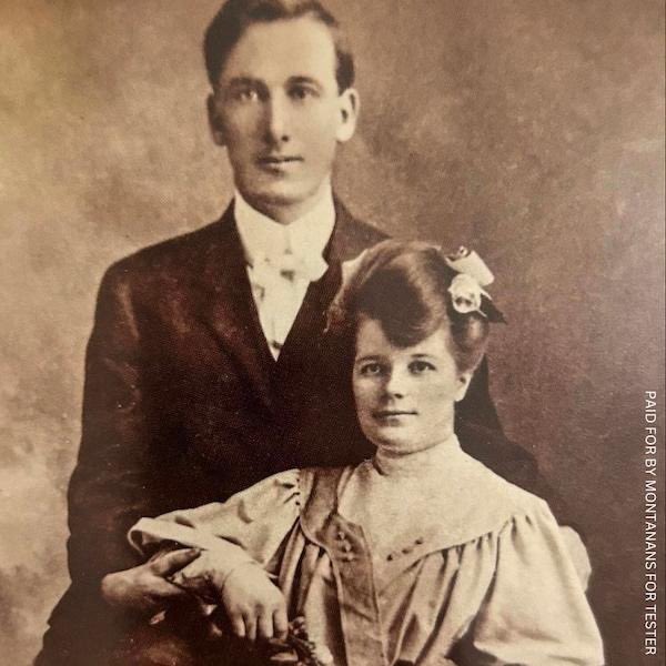 Here’s a photo of my grandparents, Arnfred and Christine, on their wedding day in 1905. That was a couple years before they picked out a flat piece of grassland just outside Big Sandy to homestead. That patch of loamy, alkaline clay-soil is the same one where I grew up; where…