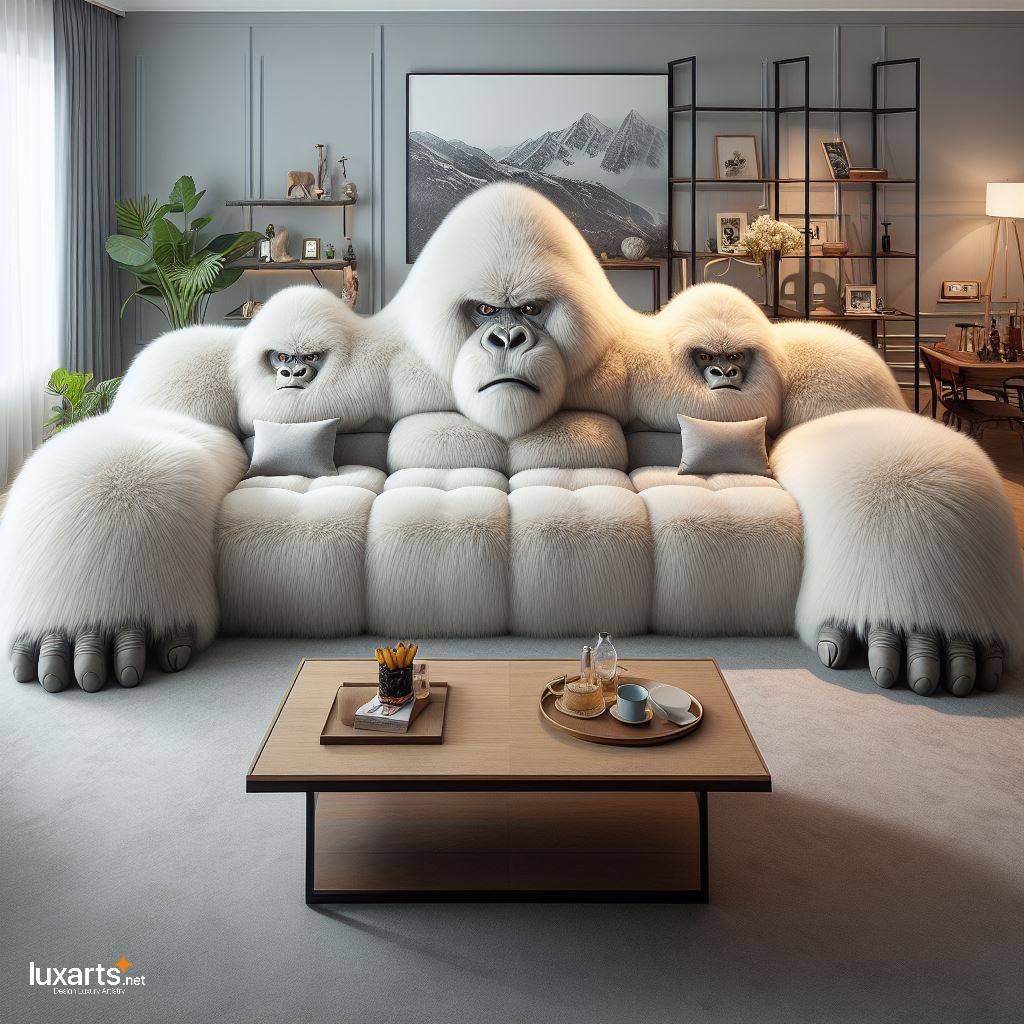 CEOAdam's tweet photo. I was going to give away free these “Gorilla Sofas” as special drawing prizes for my X/Twitter followers.  But alas, they apparently are “digital only” concept sofas, and to my chagrin they do not yet exist in real life. What a shame, they’d look great in somebody’s living room! https://t.co/X3Eqa38c7g
