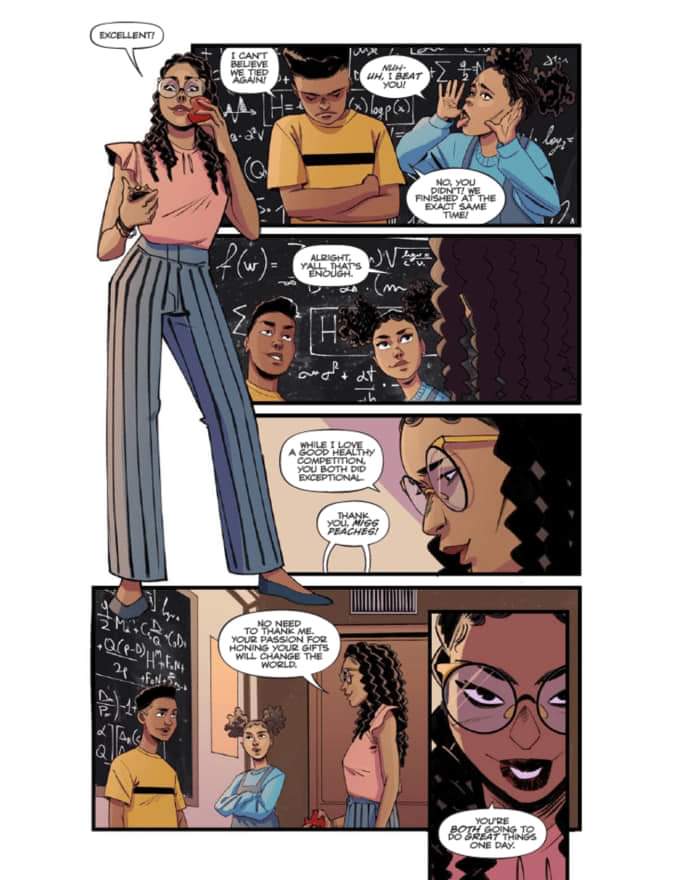 Meet Ms. Peaches and the kids that will change the world in Temporal Tenth! Now LIVE on Kickstarter!! HBCUs x Doctor Who by @dedrensnead and I! Let's goooo!  kickstarter.com/projects/subsu… #comic #indiecomics #ivwallcomics #ivwall