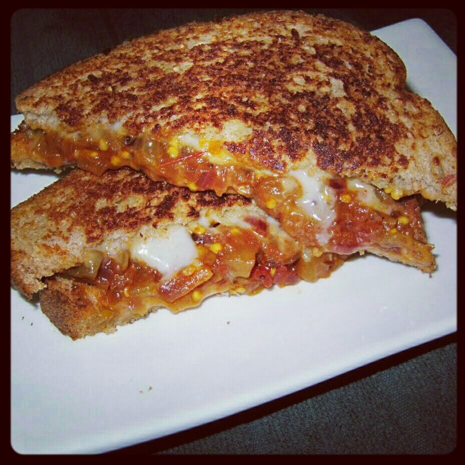 My birthday celebration month has begun. On the menu tonight is #baiganbharta grilled cheese. So yum! Have you tried it? #veggieheaven #cheesygoodness indiankhanamadeeasy.com/2011/09/ended-…