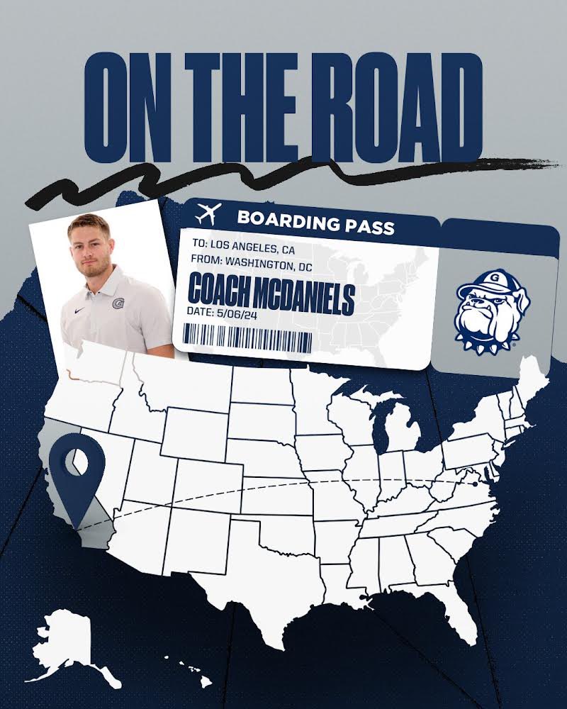 Excited to be recruiting some of the nations best this week in Southern Cal! @HoyasFB