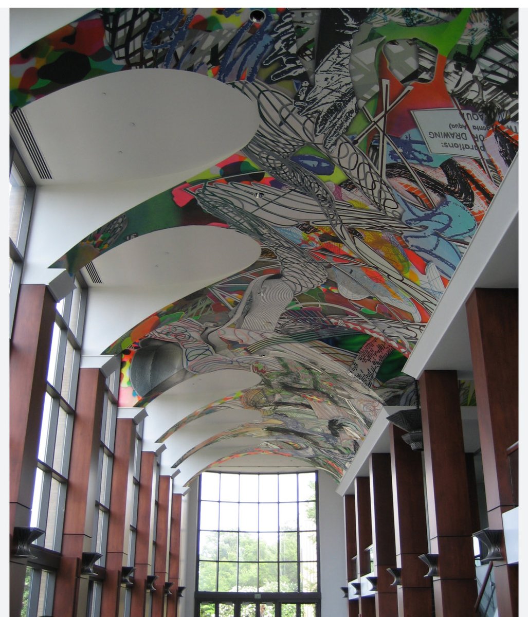 Frank Stella passed away this weekend but his art at UH (the biggest piece at any university) reminds us of the impact he made and the legacy he left behind.