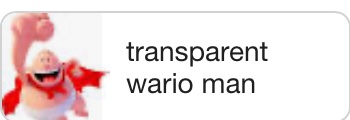 transparent wario man