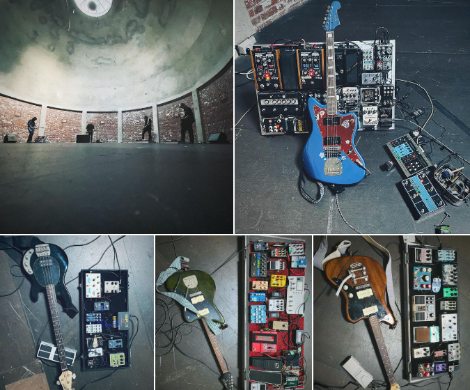 All done with sound check at the beautiful Norla Dome…amps, guitars and pedals check - looking forward to some immersive soundscapes and drones from @melbournedroneorchestra @nomanslanddrone and The Lonely Shore.
#experimentalmusic #drone #norladome #lofiguitar #pedalboard