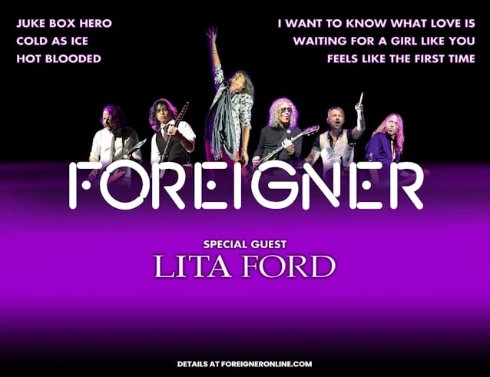 Tickets are now on sale for Foreigner's Farewell Tour with special guest Lita Ford at select shows. 9.27 AMSOIL Arena - Duluth Entertainment Convention Center 9.28 Mayo Clinic Health System Event Center ticketmaster.com/event/06006075… - Duluth ticketmaster.com/event/0600607B… - Mankato