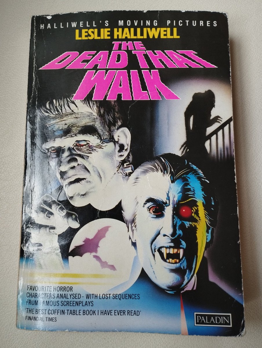 Latest pick up Halliwell's The Dead That Walk from 1986, the first in a series of Halliwell's Moving Pictures. An interesting guide through horror icons such as Dracula, Frankenstein, the Mummy, zombies and assorted undead.