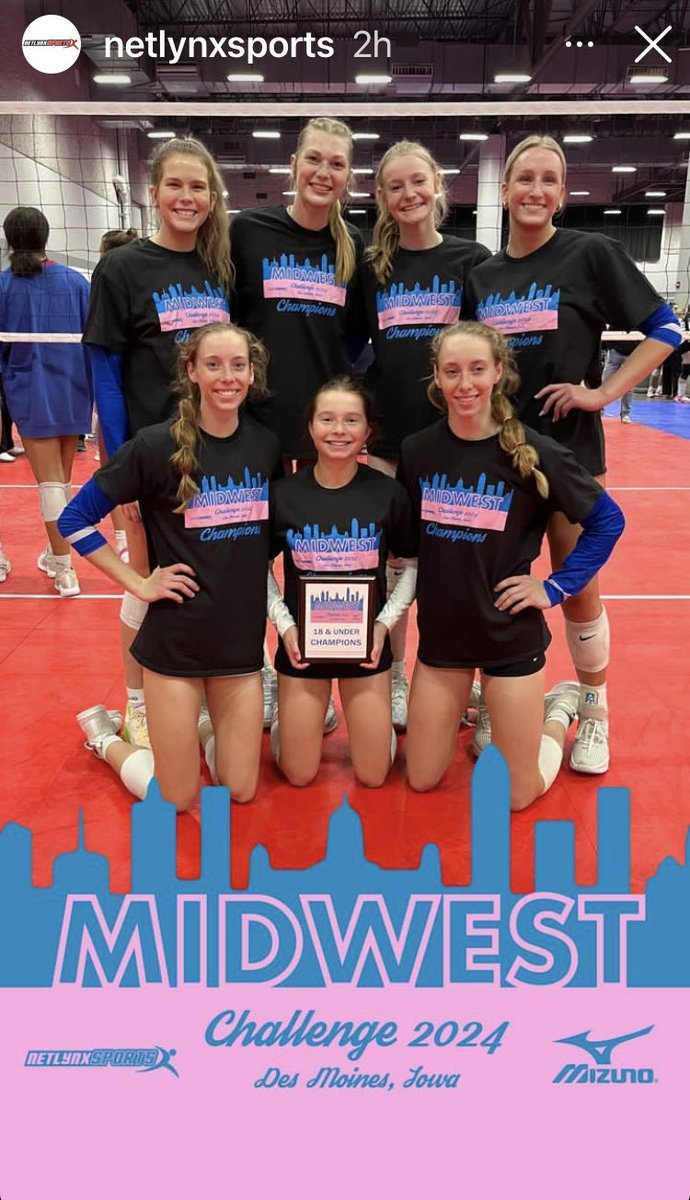 What this “small” ⁦<a href="/AdrenalineVB/">Adrenaline</a>⁩ 17-Ben squad lacked in numbers this weekend, they made up for in heart. It wasn’t pretty to start, but they finished with some of the best volleyball I’ve seen. 18’s division champs ⁦<a href="/jvavolleyball/">JVA</a>⁩ Midwest Challenge