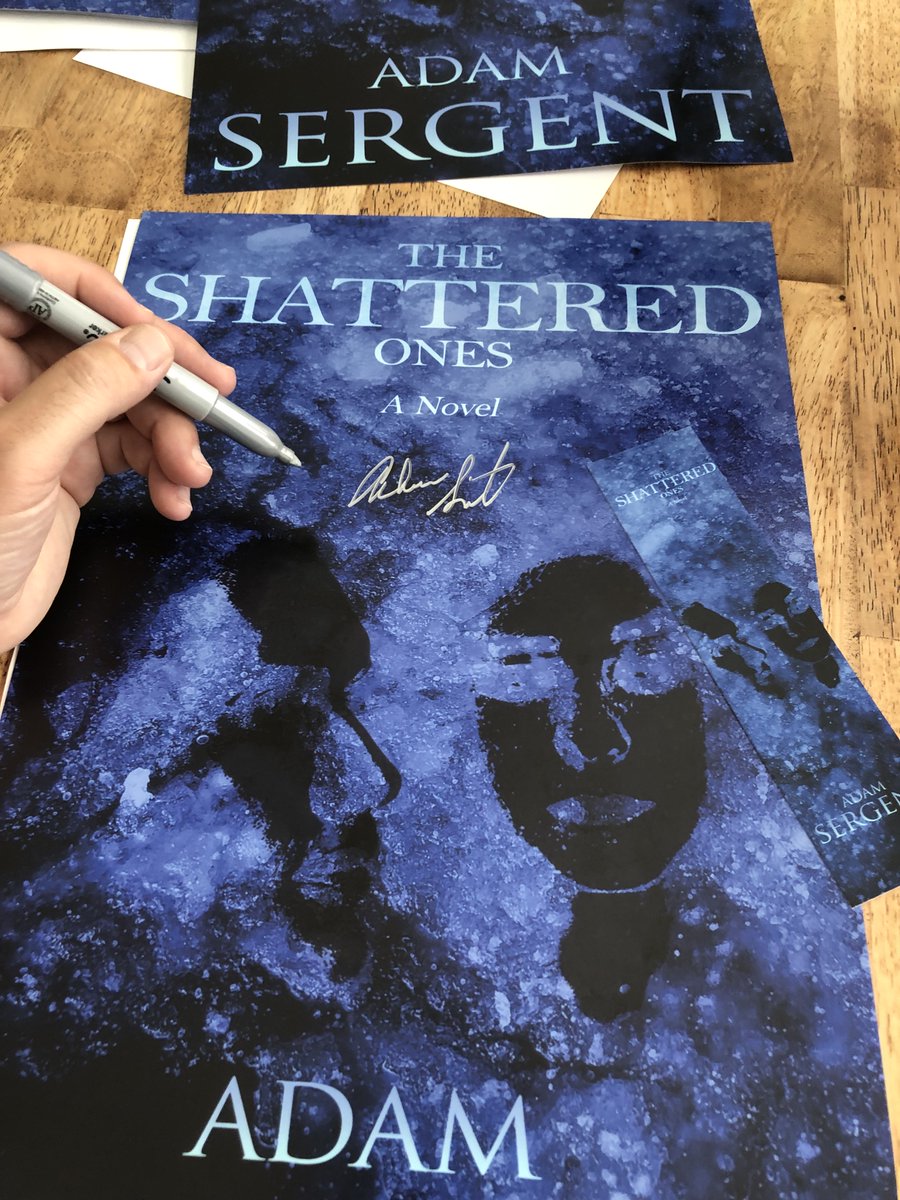 I've been signing things all day! Can't wait to see everybody at our upcoming events - TBA!
#booksignings #booksigningevent #newbook #sciencefiction #sciencefictionnovel #theshatteredones #adamsergent #badimageproductions #upcomingevents #book #books