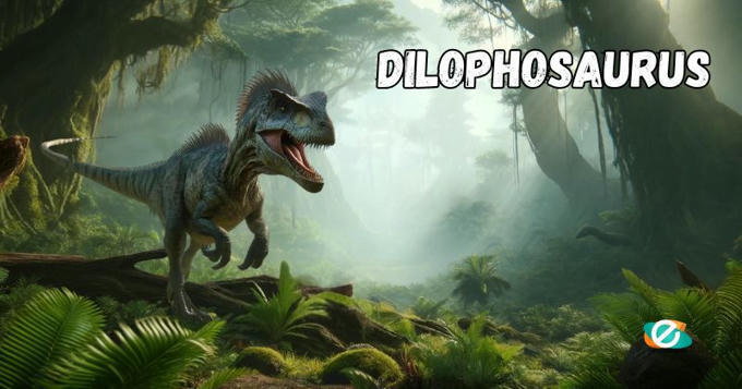 Dilophosaurus educapeques.com/dinosaurios/di… #icesita #recursos #web20 #entorns1x1