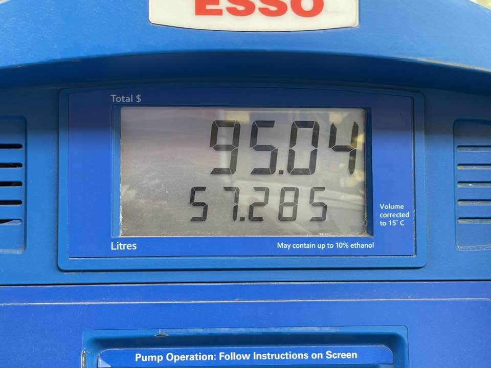 Filled up when I got back to Ontario from Tucson at a basic cost of $100 cdn (or $73 USA). My Fill ups in USA were $45-48/ tank. So a savings of $25ish USA per tank ($30ish cdn) through the USA. At 2 tanks a week, I am paying $3k cdn more per year buying my gas in Canada.