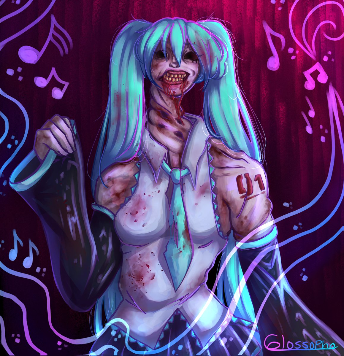 not singularity....... but miku unknown! #dbd #dbdfanart #DeadbyDaylgiht #theunknown #fanart #HatsuneMiku #MIKU