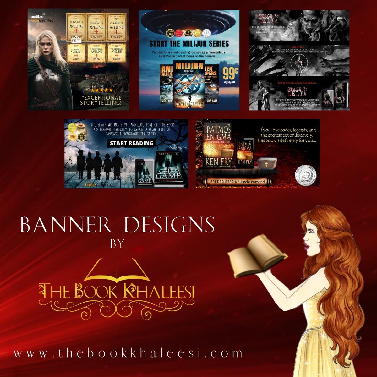 AN IMAGE SPEAKS A THOUSAND WORDS
Your banner and cover are the reader's first encounter with you and your #book.
Make sure it's interesting, high quality.
Presentation matters.
👉 thebookkhaleesi.com/2016/08/still-…

#bannerdesign #thebookkhaleesi #graphicdesign
#advertising #bookmarketing