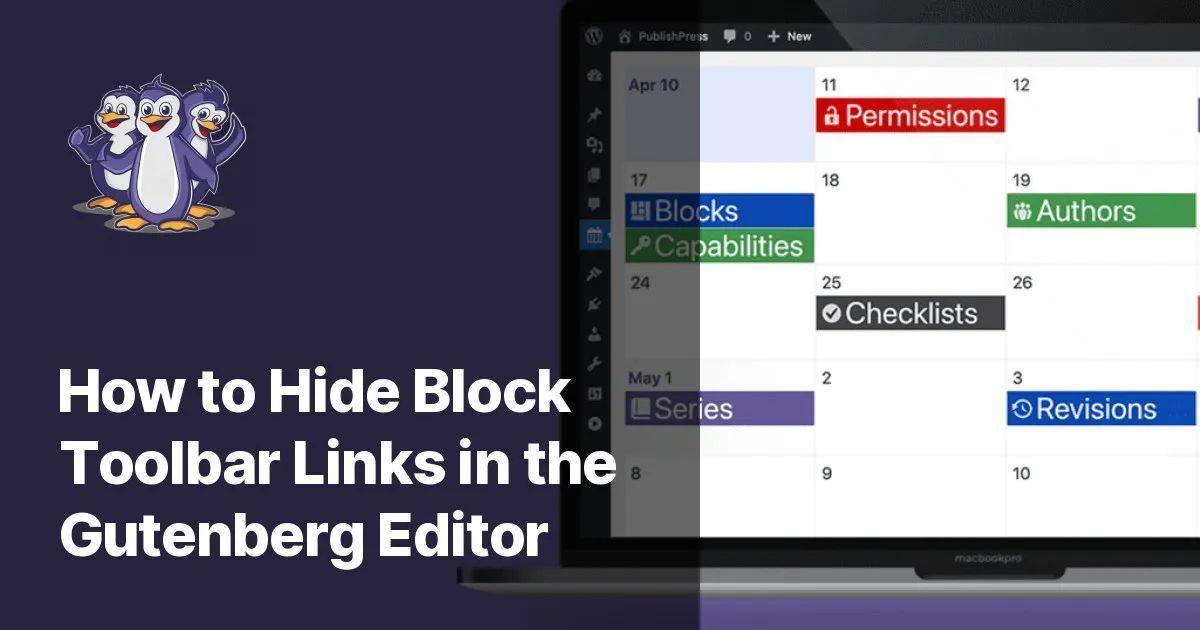 Here we show how to hide block toolbar links in Gutenberg: buff.ly/3WXpHn6