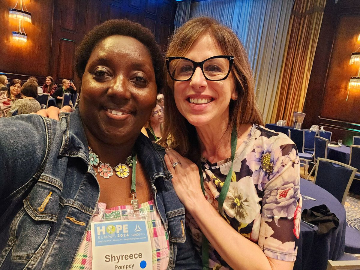 You’re one of the most inspiring Queens and Voices on the planet @ShyreeceA 👑I’m so grateful to have met you and your hubby 🥹 I want to see you get your own session #HOPESummit25 to share the power of your 10+ year #lungcancer survivorship @LUNGevity