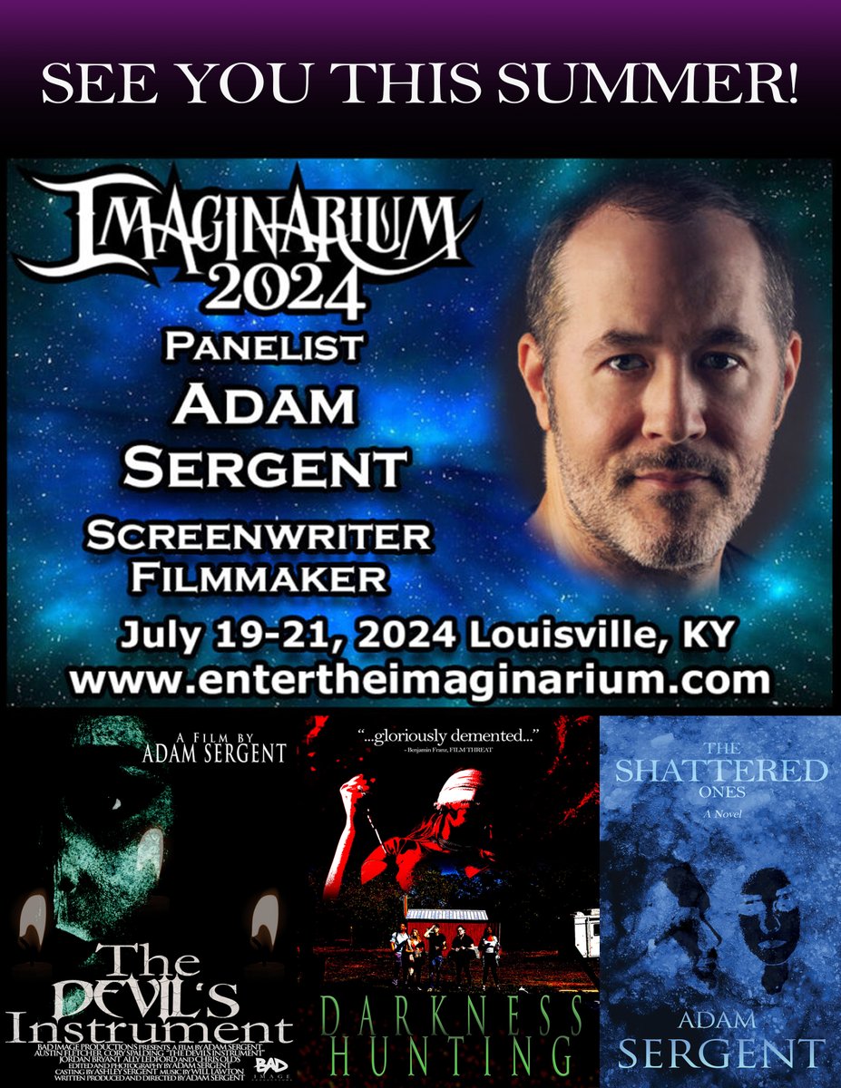 Can't wait for Imaginarium 2024 - it's gonna be great!
#imaginarium #imaginarium2024 #conventions #conventions2024 #adamsergent #theshatteredones #louisvilleky #badimageproductions